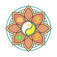 Ancient Mandala Designs, Insights and Inspirations, abstract background vector