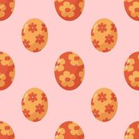 Easter egg pattern. Happy Easter vector