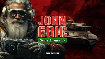 Christmas Game Streaming Youtube Banner template