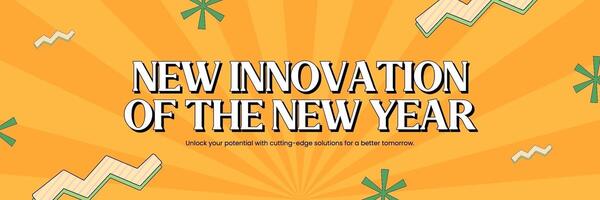 Twitter Header - New Year Company Page New Innovation template