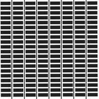 Minimalistic Black and White Rectangular Grid Pattern Design vector
