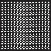 Minimalistic Black and White Star Pattern with Unique Star Shapes vector
