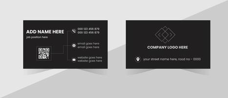 Professional modern business card design, and unique card vector