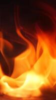 Abstract Flames Visuals. Colorful Fire Patterns and Textures video
