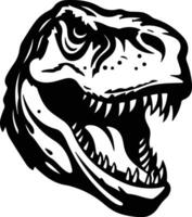 precious Black silhouette of Xiaosaurus head vector