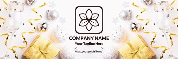 New Year Themed Company Pages template