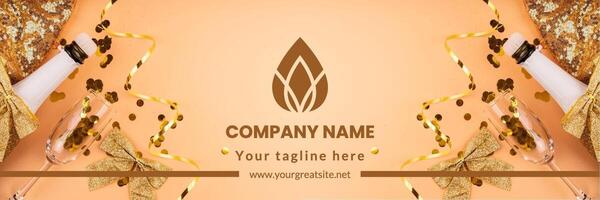 New Year Themed Company Pages template