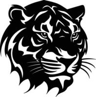 enchanting Black silhouette of Smilodon head vector