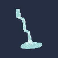 clear stream pixelated vector
