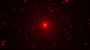 Red Particles Tunnel Loop video