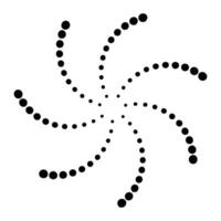 vortex circle logo design element icon vector