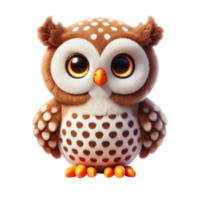 Owl on Clear Transparent Background png