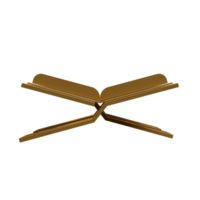 Quran 3D Render Design Element Front View png
