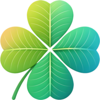 Beautiful Four-leaf clover icon for web and print. . png