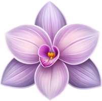 Unique Orchid flower icon for modern design applications. . png