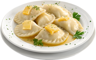 Perfectly designed dumpling clipart showcasing appetizing details. . png