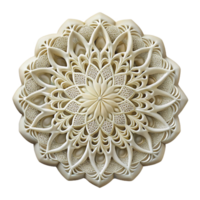 Intricate 3D Mandala Illustration png