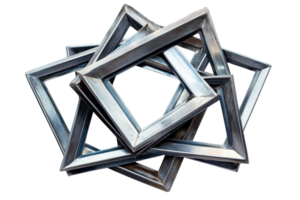 Multiple rectangular frames arranged in an artistic configuration against a white background png