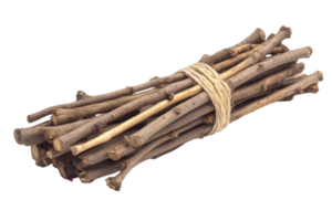 Sticks bundled with twine for kindling or crafting in a rustic setting png
