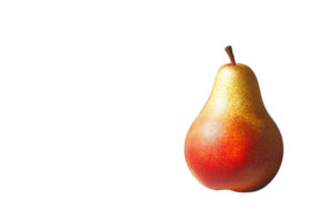 Fresh pear positioned against a plain background highlighting its vibrant colors and smooth texture png