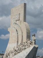 A statue of a man in lisbon photo