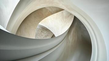 Crafting intricate geometric abstract shapes background, white paper sheets form modern and elegant designs with highlighted and shadowed areas video