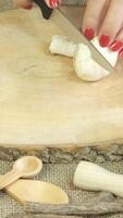 Mushroom Slicer on Salad Table video