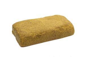 Hashish isolated on white background photo