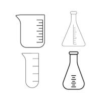 Erlenmeyer Icon simple vector