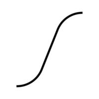 mathematics integral symbol icon vector