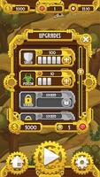 Metal Steampunk Game User Interface Upgrade Window vector
