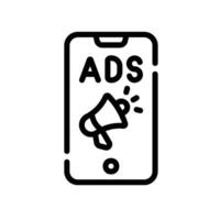 article Line Icon White Background vector