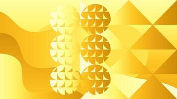 Abstract Golden Pattern vector