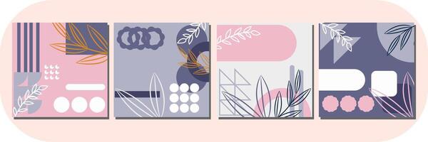 Abstract Nature Templates vector