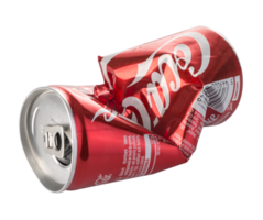 An Empty Dented and Crushed Can png