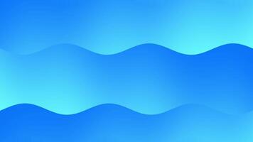 Animation of serene abstract representation of gentle ocean waves in varying shades of blue, creating a calming effect that evokes the tranquility of water flowing smoothly across a vast expanse video