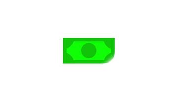 Animation of showing the cycle of acquiring money and then losing it, highlighting the fleeting nature of wealth and financial instability video