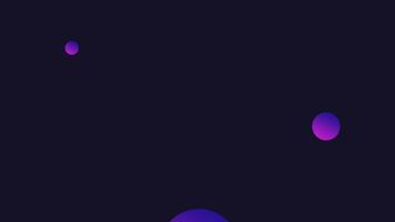 Animation of enchanting dark background filled with colorful celestial elements, including stars and planets, creating a whimsical and dreamy atmosphere video