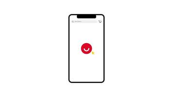 Animation of buy men shirts online, open the app, select your favorite shirt, add it to your cart, payment, and confirm your order for delivery video