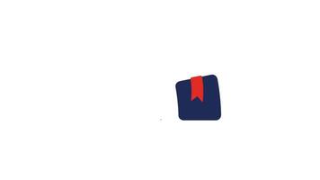 Animation of simple yet effective design of a cardboard package box, symbolizing shipping and delivery, set against a clean background video
