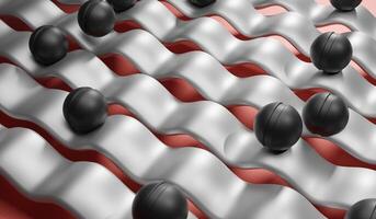 Abstract geometric background, 3D illustration photo