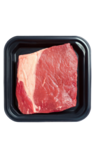 Fresh Beef Steak Raw Meat in Tray Grocery Food Butcher Shop png