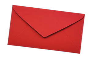 Red Envelope Mail Post Letter Correspondence Communication Blank Paper Texture Stationery png