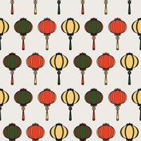 Chinese lanterns fabric by jessicajones on spoonflower - custom fabric vector