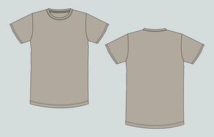 A t - shirt template with a gray background vector