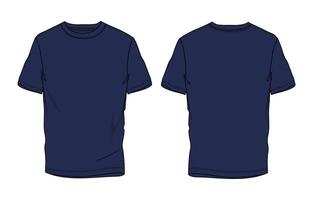 A blue t - shirt with a white background vector