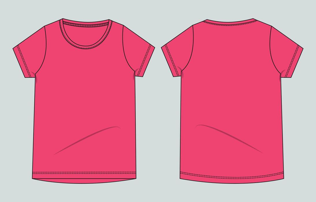 Pink T Shirt Template Vector Art Icons and Graphics for Free Download Pink T Shirt Template Vector Art Icons and Graphics for Free Download
