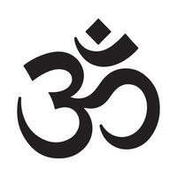Om Symbol A Simple and Elegant Spiritual Icon vector