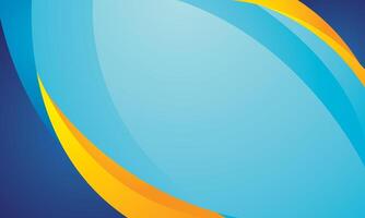 Abstract Blue Yellow Background Template Design vector