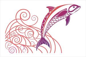 Gradient Abstract Background Design. vector